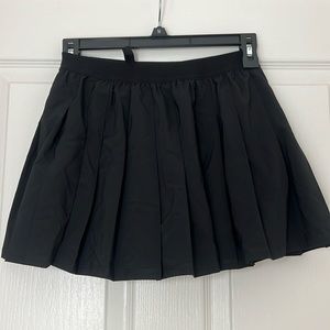 cotton on black tennis skirt